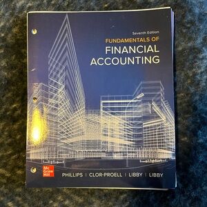 College Financial Accounting loose leaf book. Never used
